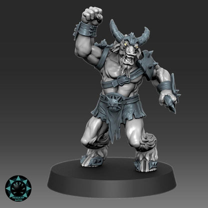 Abyss Warriors - The Inferno - Fantasy Football - Realm Of Paths Miniatures