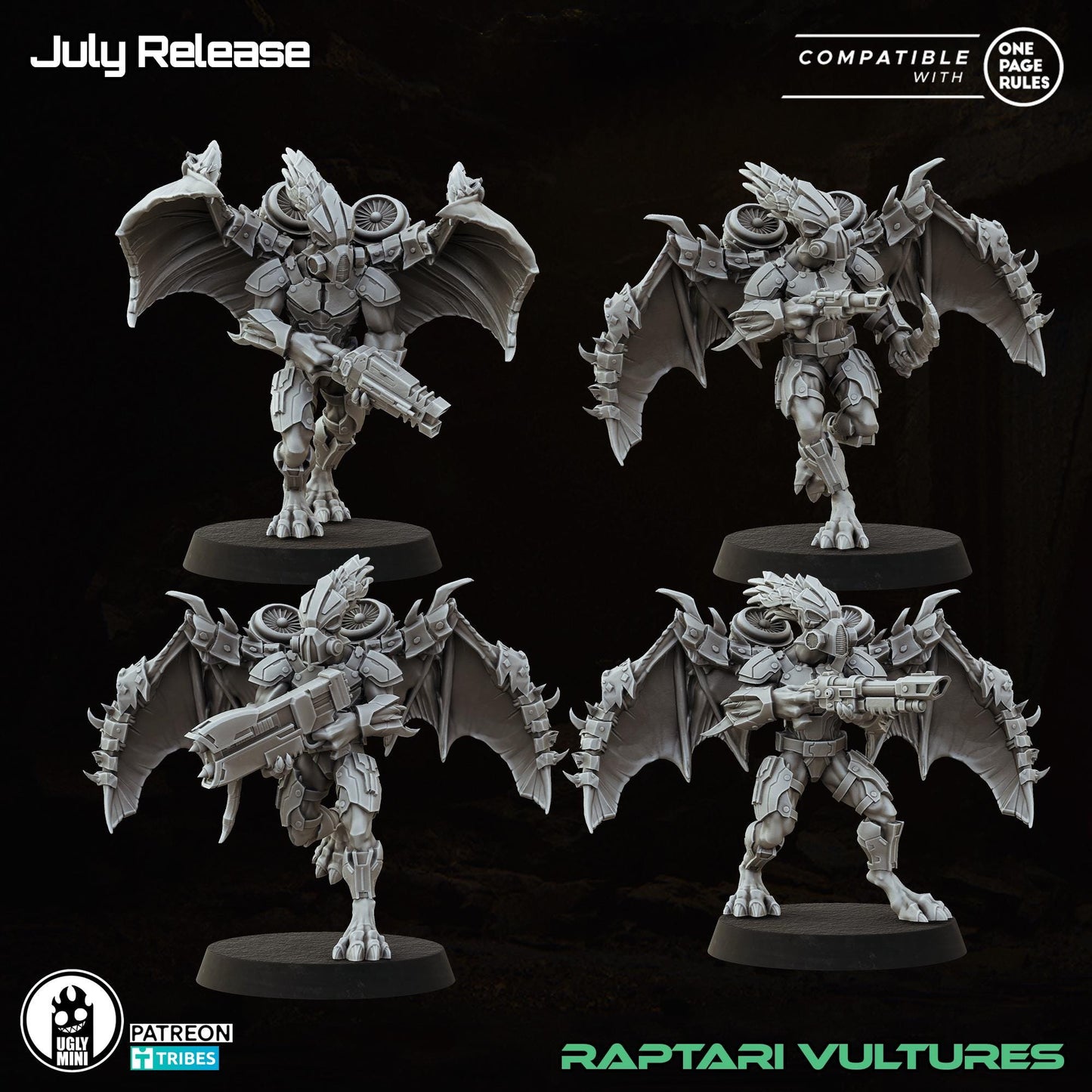 Raptari Army Part 2 | Army Builder | Jackals Army | Grimdark Future | OPR | UGLY Miniatures
