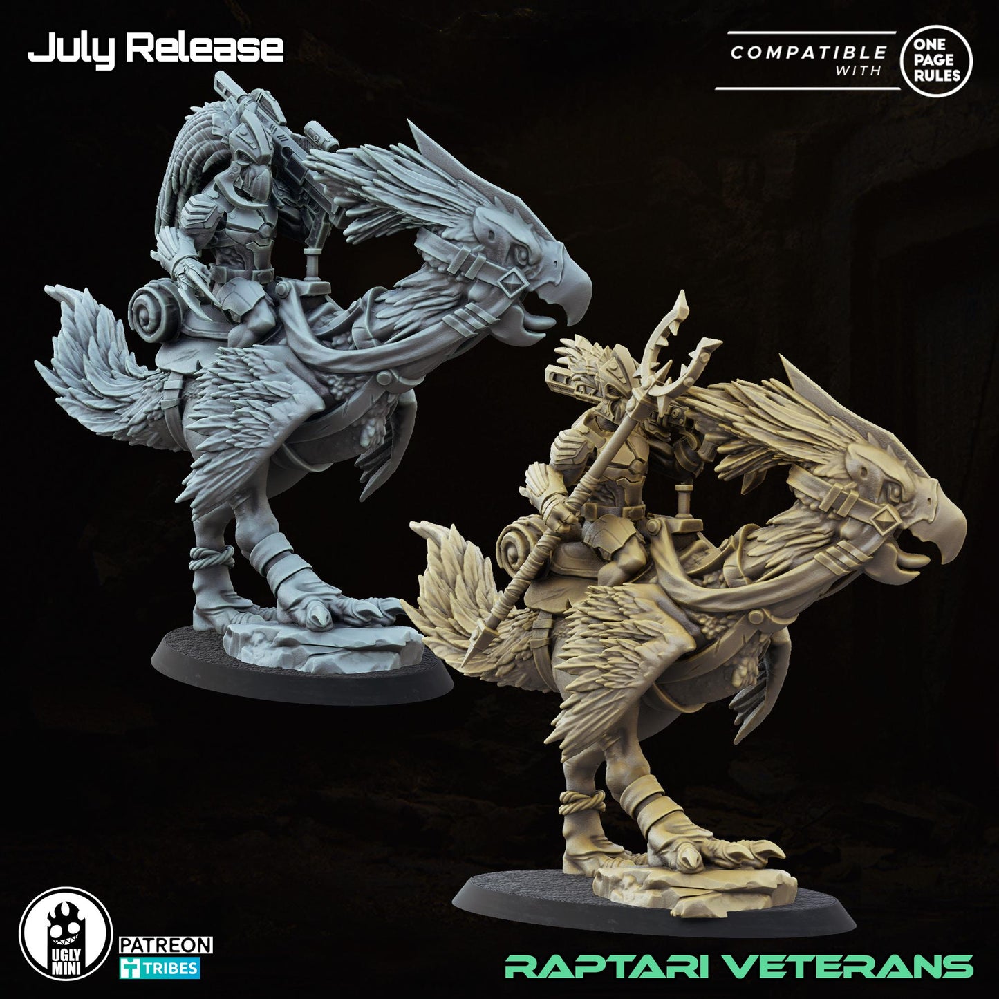 Raptari Army Part 2 | Army Builder | Jackals Army | Grimdark Future | OPR | UGLY Miniatures