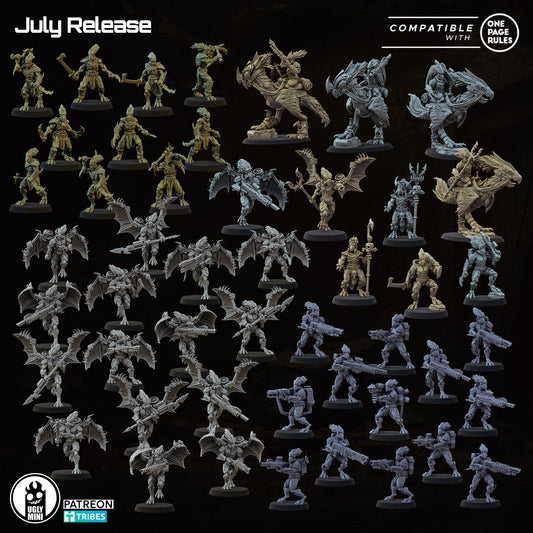 Raptari Army Part 2 | Army Builder | Jackals Army | Grimdark Future | OPR | UGLY Miniatures