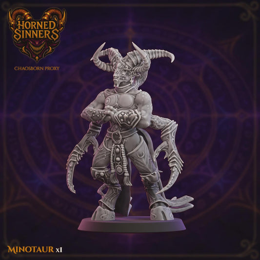 Minotaur Big Guy - Horned Sinners Team - UGNI Miniatures - Fantasy Football