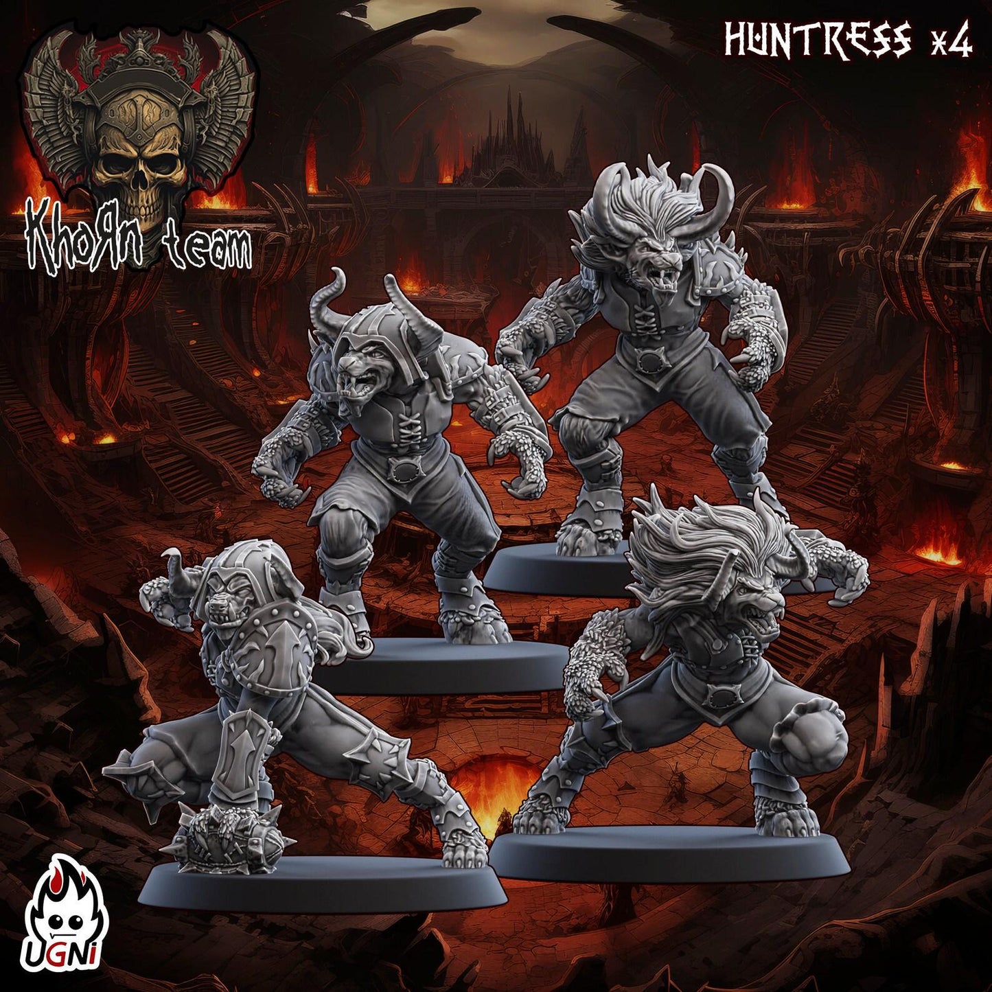 Bloody Valkyrie Team -  UGNI Miniatures - Fantasy Football