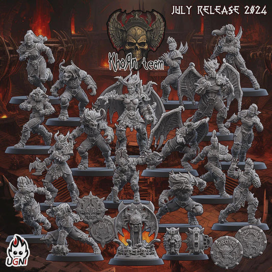 Bloody Valkyrie Team -  UGNI Miniatures - Fantasy Football