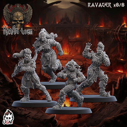 Bloody Valkyrie Team -  UGNI Miniatures - Fantasy Football